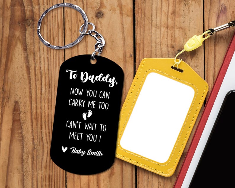Personalized Baby Ultrasound Keychain, Custom Sonogram Gift For Dad, First Time Dad Gifts, Pregnancy Gift, Dad to be, Pregnancy Announcement