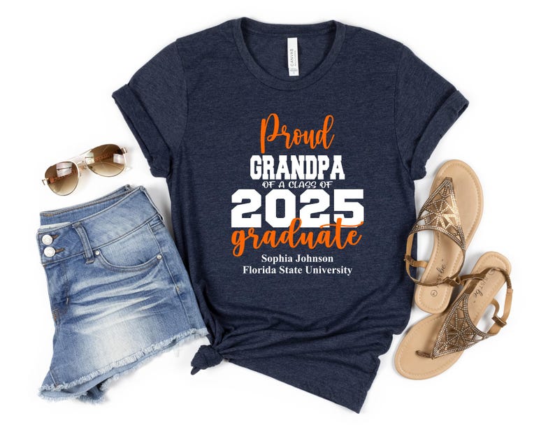 Proud Of A Class Of 2025 Graduate Shirt,Custom Proud Family Shirt,Class of 2025 Family Graduation Shirts, Custom Family Graduation Shirts