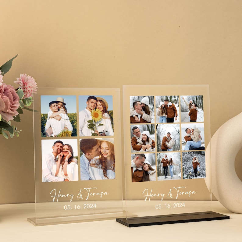 Custom Photo Sign,Couples Photo Plaque,Photo Block,Photo Gifts for Girlfriend,Photo Plaque Sign,Valentine's Day Gifts,Anniversary Gifts