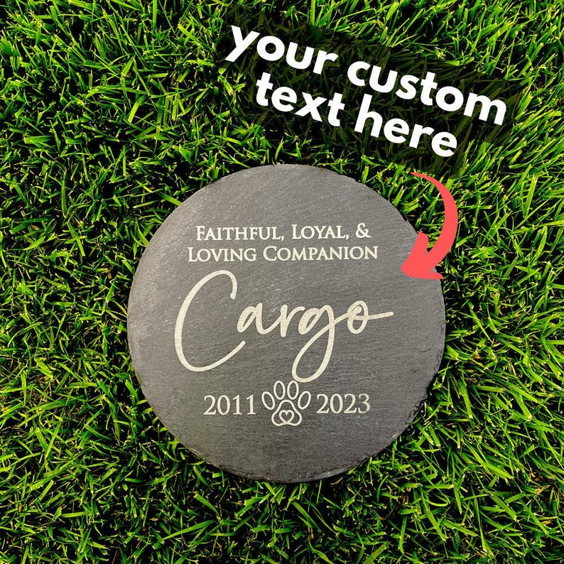 Dog Loss Gift, Dog Memorial Garden Stone, Pet Memorial Gift, In Memory, Dog Pet Loss, Bereavement Gift, Dog Headstone, Cat Memorial