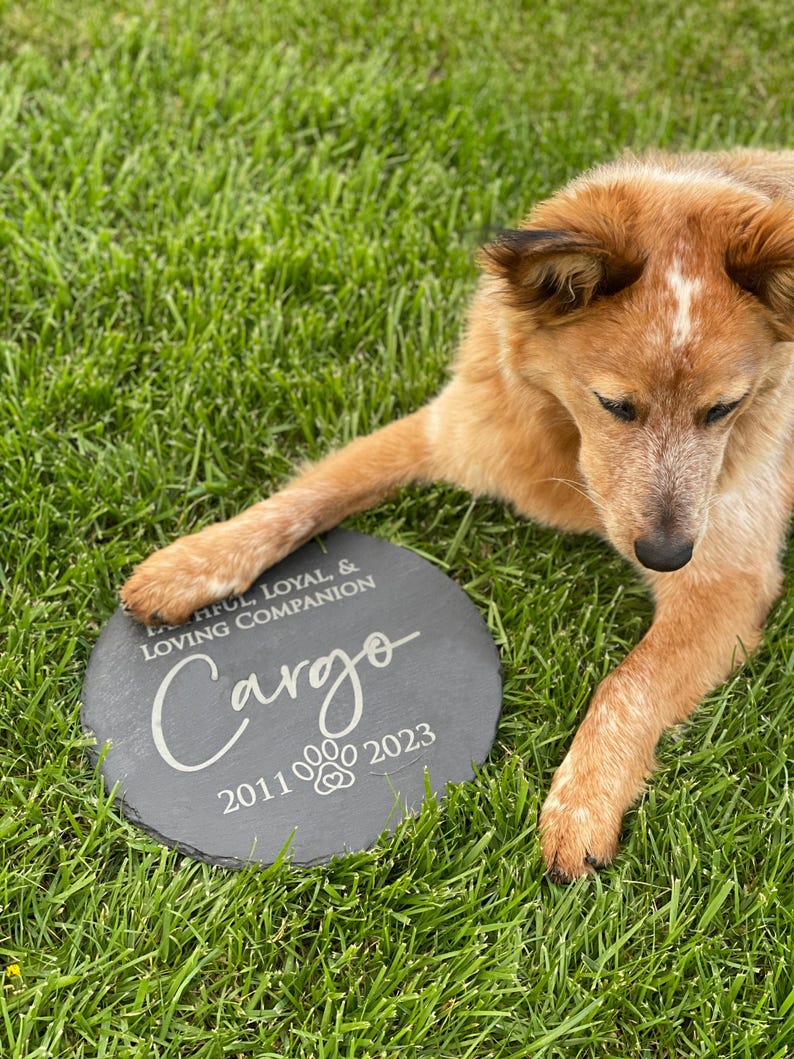 Dog Loss Gift, Dog Memorial Garden Stone, Pet Memorial Gift, In Memory, Dog Pet Loss, Bereavement Gift, Dog Headstone, Cat Memorial