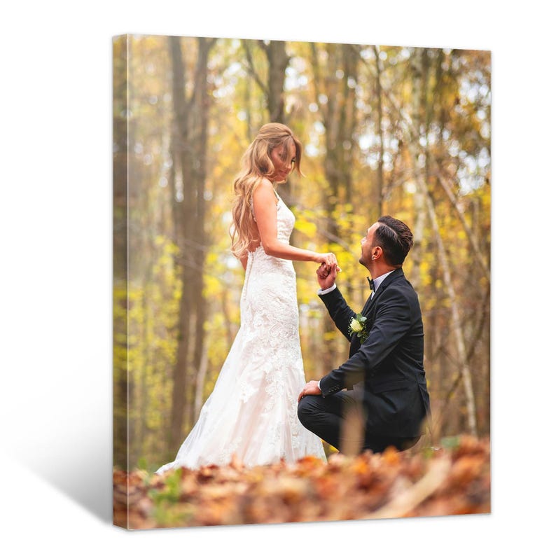 Custom Canvas Print with Your Photo on Canvas, Photo Prints Framed Canvas Wall Art, Personalized Photo Gifts