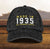90th Birthday gift Vintage Embroidered Hat for 90th Birthday Born In 1935 Cotton Twill Cap