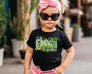 St Patrick's Day Toddler Shirt, Personalized Kids Shirt, Cute Shamrock Kids Tee, Irish Boys Shirt, Coquette Bow St Patricks, St Pattys Gift