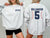 Baseball Mom Sweatshirt Baseball Mama Sweatshirt Name on Sleeve Custom Baseball Mom Gifts Baseball Sweater for Mom Baseball Sweatshirt