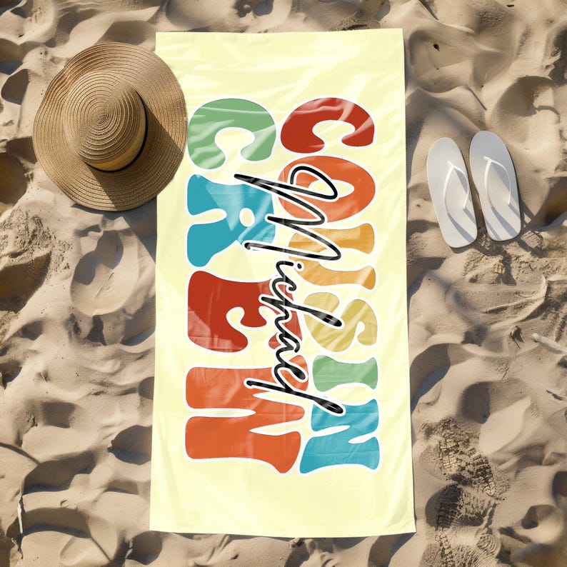 Cousin Crew Beach Towel, Summer Beach Gift For Cousin, Matching Cousin Trip Gift, Family Vacation Beach Towel,Kids Pool Birthday Party Towel