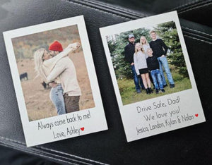 Car Photo Visor Clip, Gift for Dad, Gift for Mom, Valentine's Day Gift, Personalized visor clip, Gift for boyfriend, Gift for girlfriend