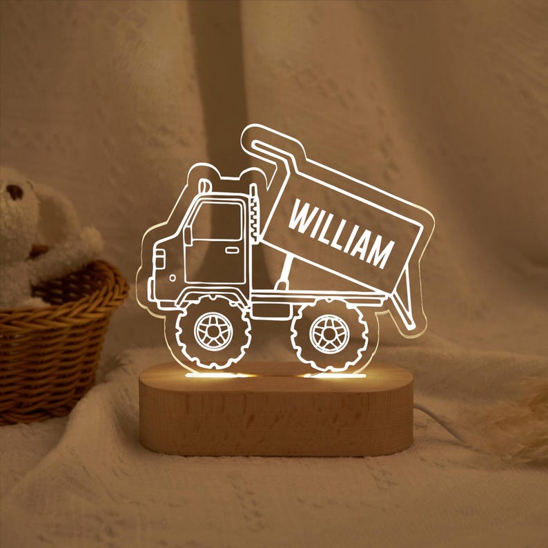 Personalized Train Night light with Name,Boys Bedroom Lamp,Newborn Gift,Nursery Decor,Train Gift for Boy,Children's Light,Gift for Him