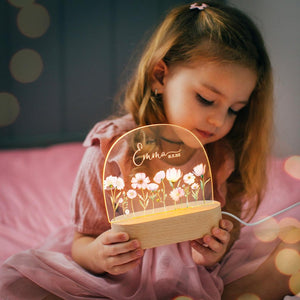 Baby Girl Gift, Personalized Night Light for Kids, Custom Night Light, Infant Gift, Personalized Lamp, Name Night Light