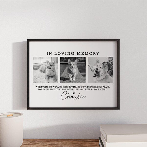 Dog Memorial Gift, Personalized Pet Memorial, Pet Loss Gifts, Custom Cat Dog Loss Gift, Pet Bereavement Gift, Pet Loss Gift Ideas, Printable