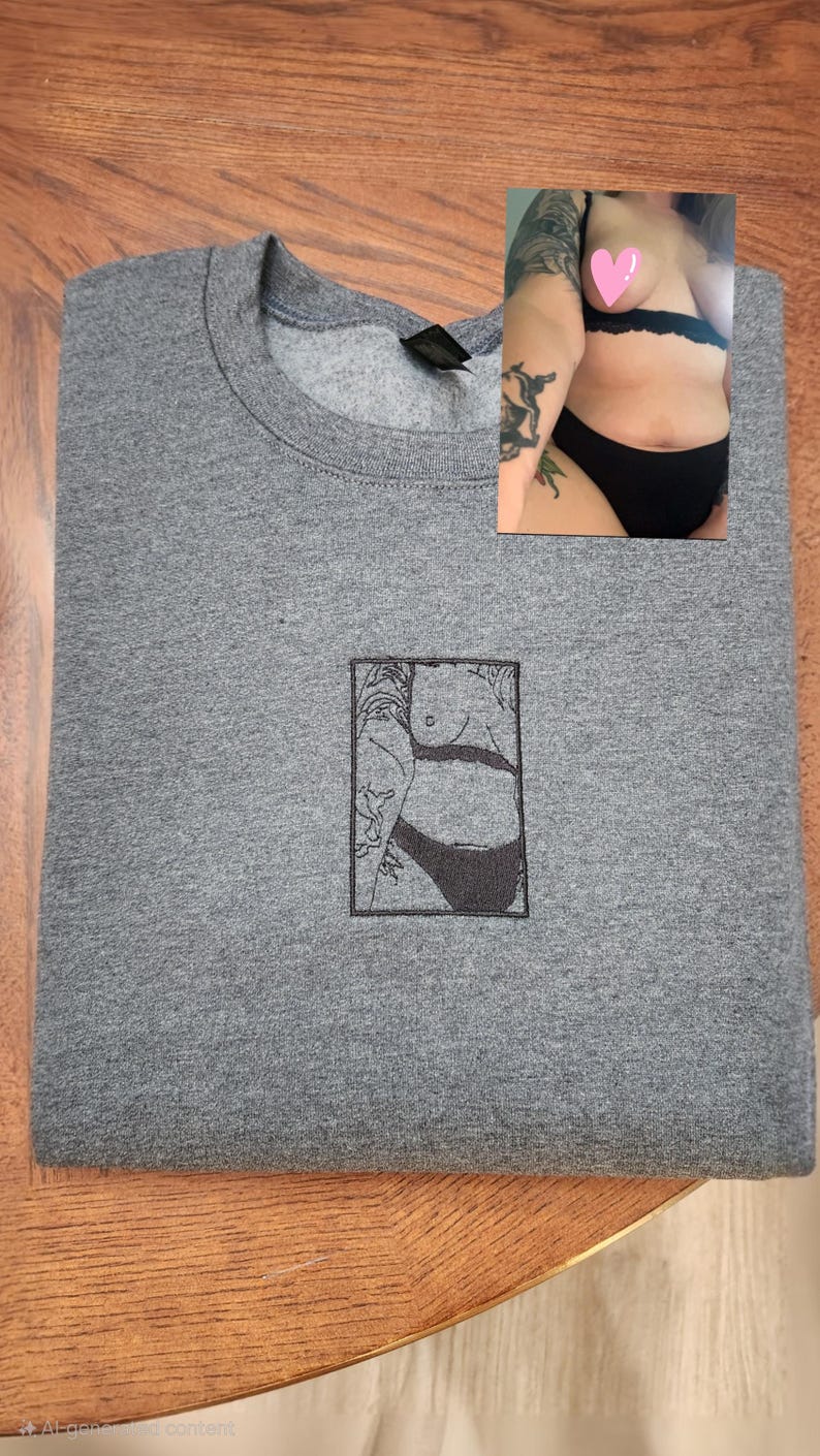 Spicy Hoodie, Custom Embroidered Portrait Sweatshirt, Custom Couple Portrait, Valentine Gift For Boyfriend, Gifts for Him, Anniversary Gift il_794xN.6589262045_s9ir.jpg