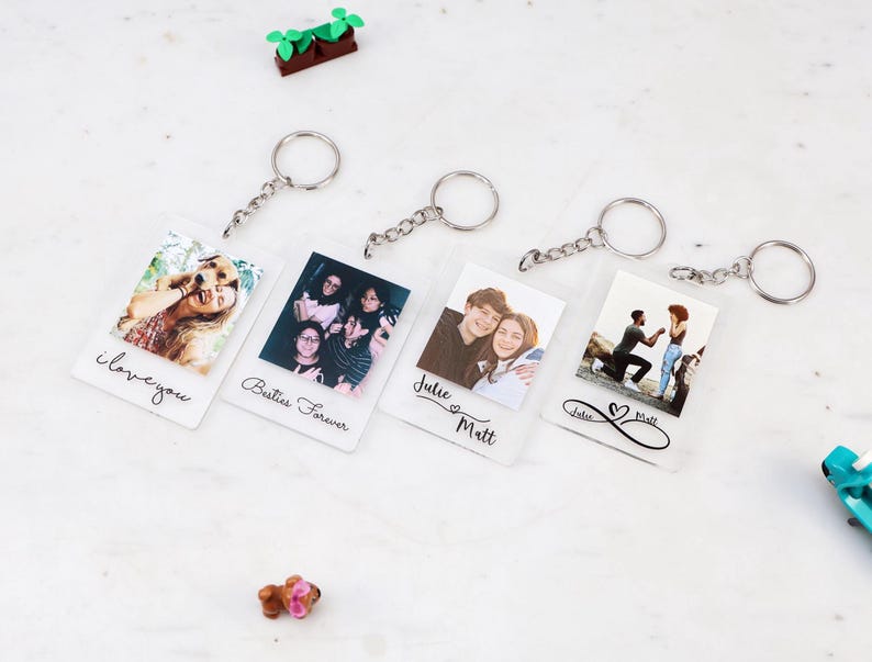 Custom Photo Keychain | Personalized Photo Keychain | Anniversary Gift | Gift for Him | Gift for Her | Christmas gifts