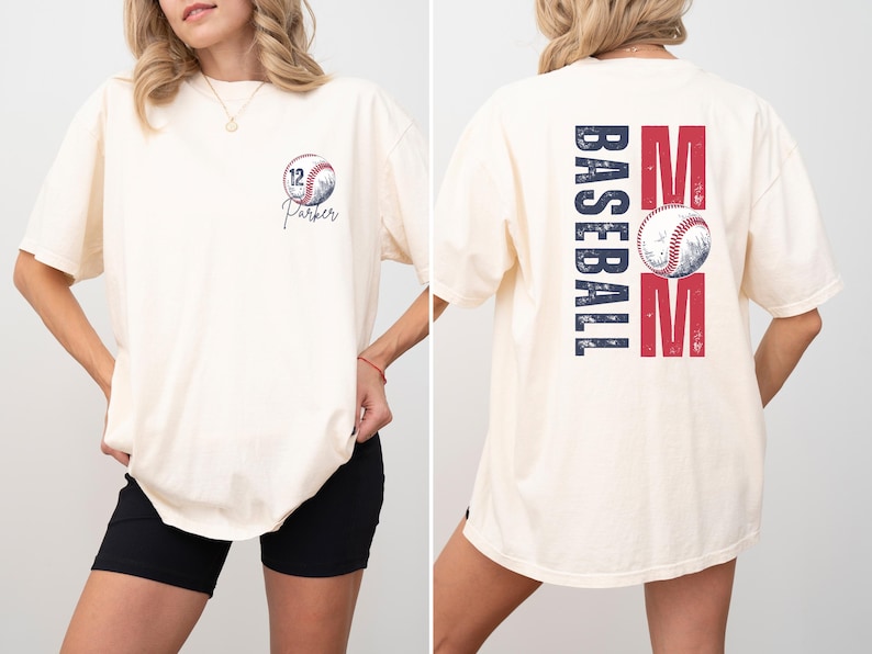 Baseball Mom Shirt Mom Baseball Shirt Baseball Mama Shirts Baseball Mom Gifts Mama Baseball Shirt Personalized Baseball Mom Tee Shirt