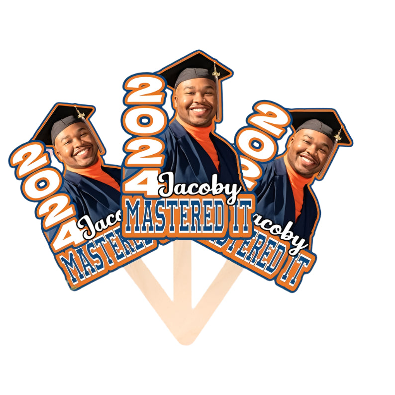 graduation fans / graduation favors / graduation head / grad fans / 2025 graduate / party favors / high school graduation/ college graduates