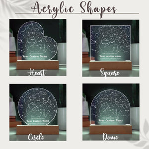 The stars on the night you were born, personalized gifts, custom star map, gift for her, gift for him, constellation gift, name night light
