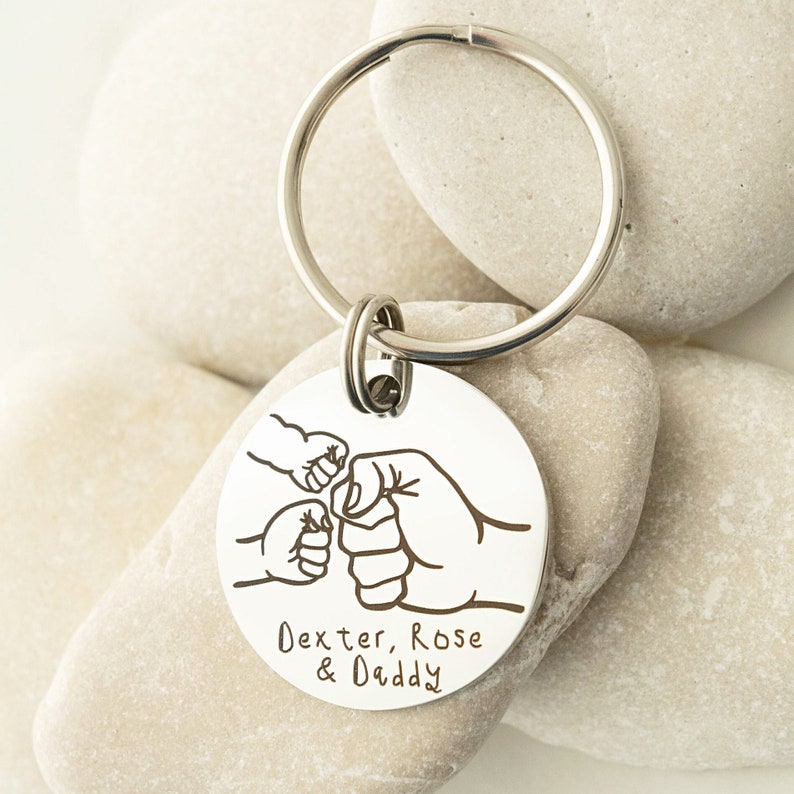 Gifts for Dad, Daddy Dad Gifts, Fathers Day Gift, Daddy Birthday Gift, New Dad Gift, Daddy Keyring, Daddy Dada Grandad, Personalized Gift
