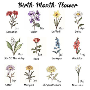 Personalized Grandma's Garden Stone, Love Grows Here Garden Stone Gift, Custom Birth Month Flower Garden Stone, Mother's Day Gift 2025