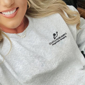 Personalized X-Ray Sweatshirt, Gift for Radiographer, Radiology Grad Gift RT, X-ray Tech Quarter Zip Pullover Rad Tech Skeleton Embroidered il_794xN.6602103371_i251_c23da731-f3ee-42e6-ab38-63d3368743a6.jpg