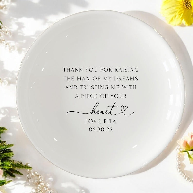 Mother of the Groom Gift Ring Dish, Mother in Law Gift, Mom Gift from Bride, Wedding Gift for Mother-in-Law, Mothers Day Gift, Birthday Gift