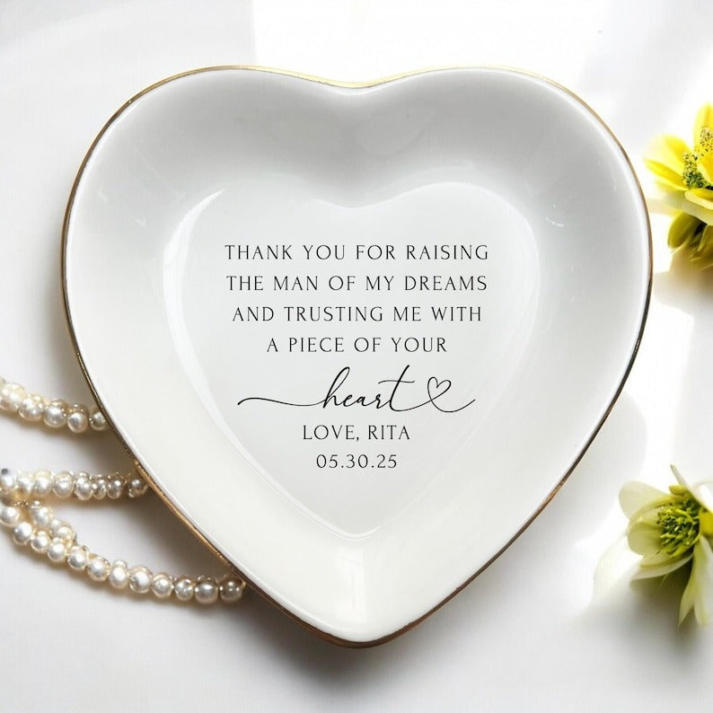 Mother of the Groom Gift Ring Dish, Mother in Law Gift, Mom Gift from Bride, Wedding Gift for Mother-in-Law, Mothers Day Gift, Birthday Gift