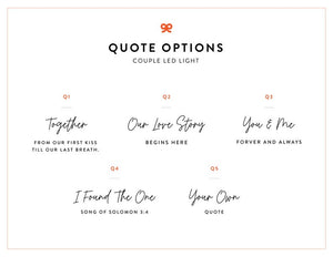 Personalized LED Acrylic Night Light Custom Couple Gift, Pinky Promise Sign, Anniversary, Wedding, Valentine's Day Gif