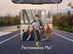 Personalised Car Air Freshener Double Sided - Photo Car Air Freshener - Personalised Gift - Personalised Car Accessories