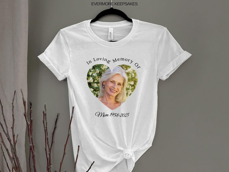 Personalized Memorial Photo Collage T-Shirt: Celebration of Life Remembrance Gift Memorial Gift For Loved Ones Family Gift