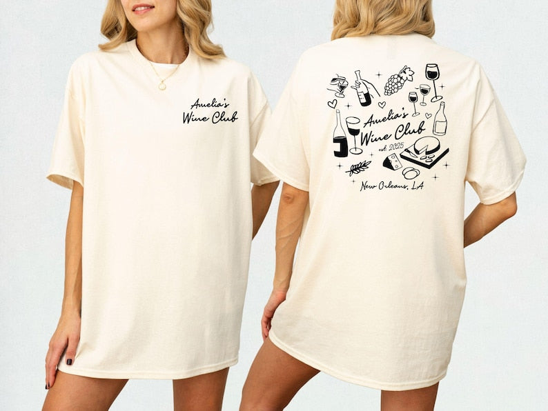 Custom Wine Club Bachelorette Sweatshirt, Winery Bridal Party Shirt, Vino Before Vows Hoodie, Bridesmaid Ask Gift, Wine Bach Club Shirt