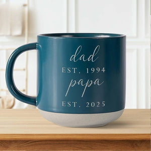 Personalized Grandpa Mug- Est 2025 Gift New Grandpas, Custom Name Future Papa Pregnancy Announcement- First Time Nonno Paps Cup Gifts