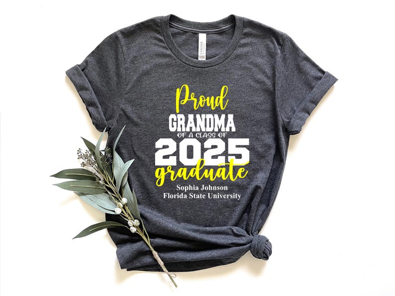 Proud Of A Class Of 2025 Graduate Shirt,Custom Proud Family Shirt,Class of 2025 Family Graduation Shirts, Custom Family Graduation Shirts