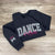 Custom Embroidered Glitter Dance Mom Sweatshirt | Embroidered with Child's Name | Personalized Dance Team Spirit | Dance Mom Gift