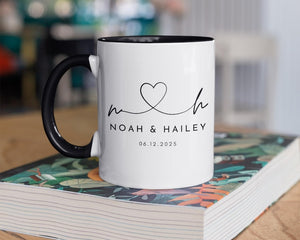 Personalized Mr & Mrs Coffee Mugs, Husband and Wife Mugs, Mr and Mrs Mug, Custom Mr Mrs Coffee Mugs, New Bride and Groom Set