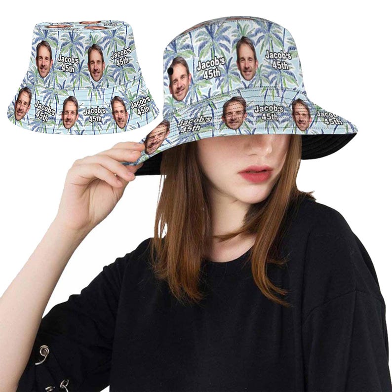 Custom Face Birthday Tropical Hawaii Shirt, Personalized Hawaiian Shirt with Face/Name, Custom Photo Hawaiian Shirts, Hawaii Birthday Shirt