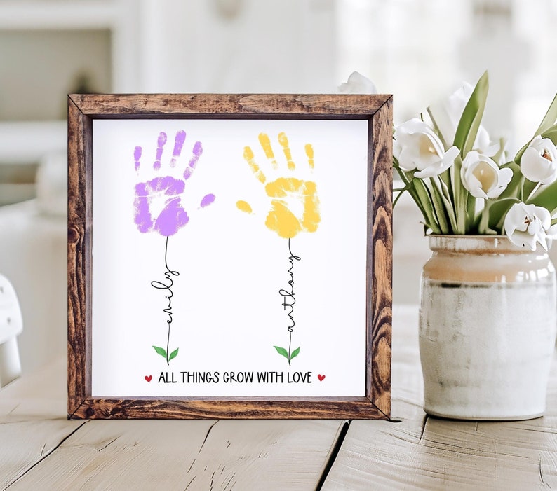 Kid s Mother's Day DIY Mother's Day Sign, Kids DIY Sign, Mother's Day Craft for Kids, Keepsake For Mother's Day 2025, Unique Mom Gift Idea