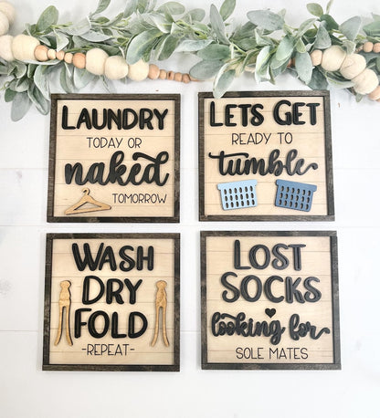 Laundry Room Decorations, Laundry Room Signs, Housewarming Gift