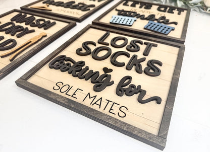 Laundry Room Decorations, Laundry Room Signs, Housewarming Gift