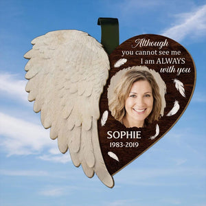 Custom Memorial Photo Car Visor Clip, Dad Mom Picture Memorial Car Visor Clip, Loss Of Father Memorial Gift, In Loving Memory Keepsake Gifts