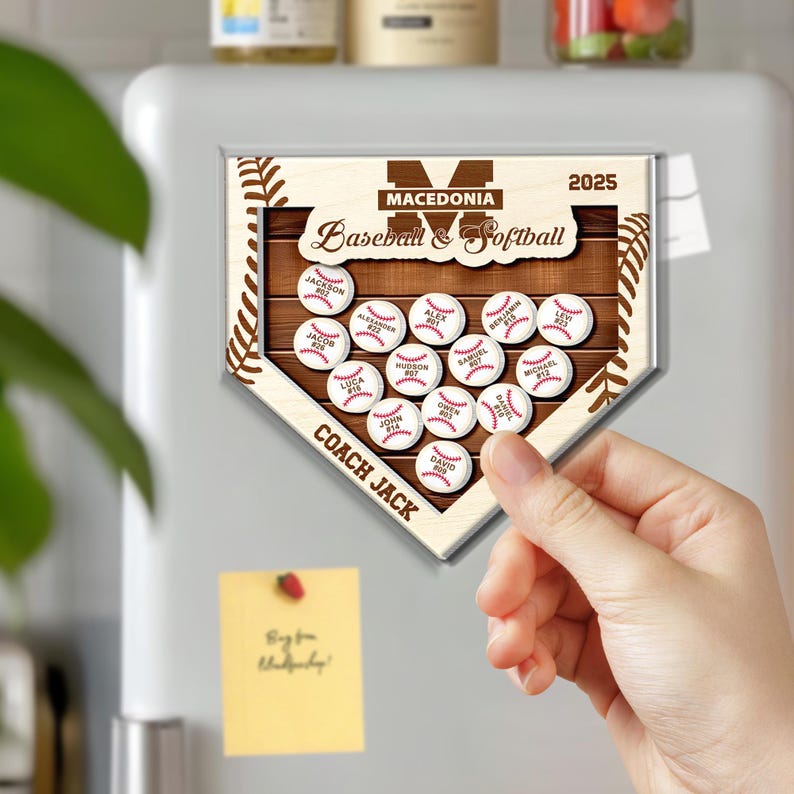 Personalized Baseball Coach Christmas Gift, Custom Baseball Coach Gift, Custom Baseball With Name Ornament, Baseball Team End Of Season Gift