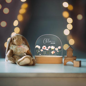 Baby Girl Gift, Personalized Night Light for Kids, Custom Night Light, Infant Gift, Personalized Lamp, Name Night Light