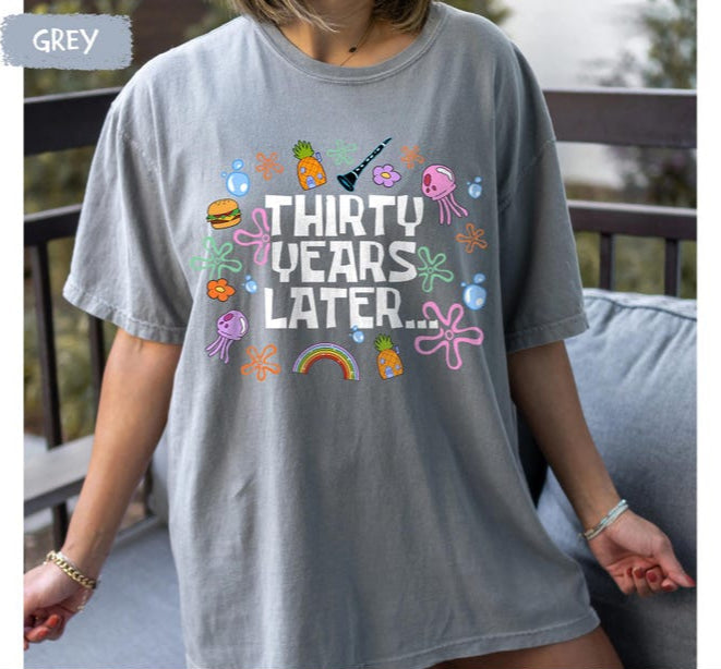 Funny 30th Birthday Shirt, Thirty Years Later, 30th Birthday Gift, Dirty 30 Birthday Party Group Shirts, 30th Birthday Club, Funny Bday Gift