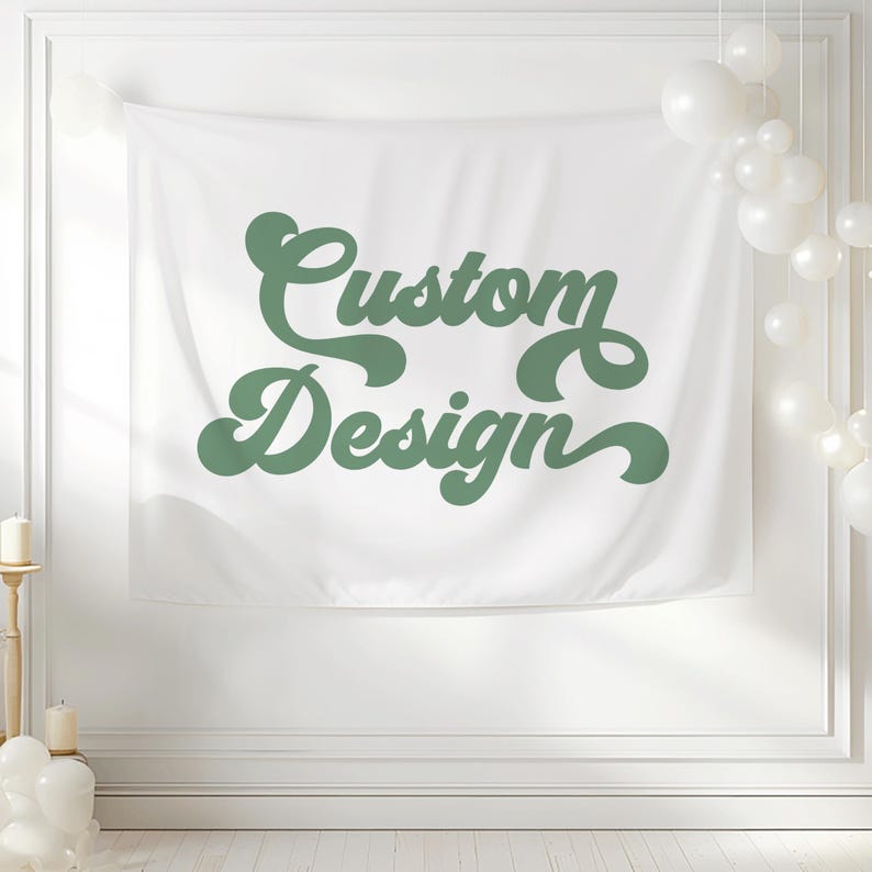 Custom Bachelorette Banner, Custom Birthday Banner, Bachelorette Backdrop, Bridal Shower Backdrop, Custom Design Sign Made to Order