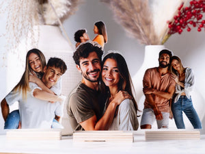 Photo Statuette, Custom Photo Gifts, Christmas Gifts for Him, Her, Portrait Gift, Acrylic Photo Cutouts, Boyfriend Gift