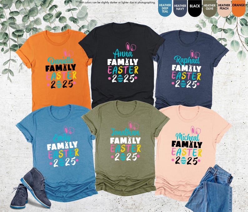 Easter Family Shirts, Family Easter 2025 Shirt,Matching Easter Shirts,Happy Easter Shirt,Easter Matching Tee,Easter Family Gifts,Bunny Shirt