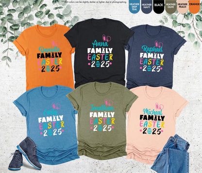 Easter Family Shirts, Family Easter 2025 Shirt,Matching Easter Shirts,Happy Easter Shirt,Easter Matching Tee,Easter Family Gifts,Bunny Shirt