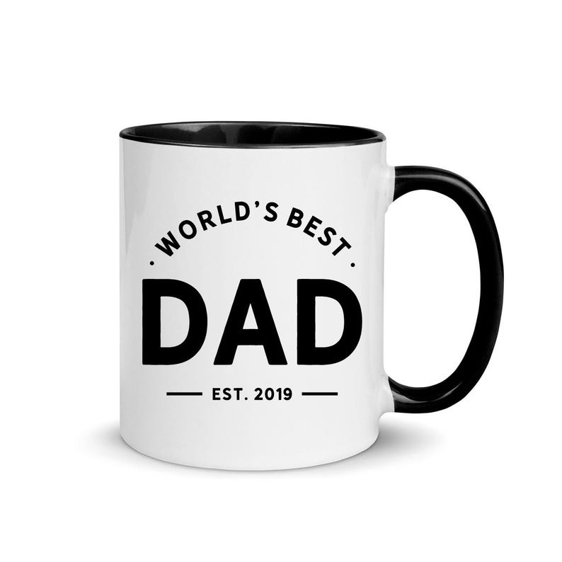 World s Best Dad Mug, Personalized Father's Day Gift, Custom Daddy Coffee Mug, Perfect Gift for Dad