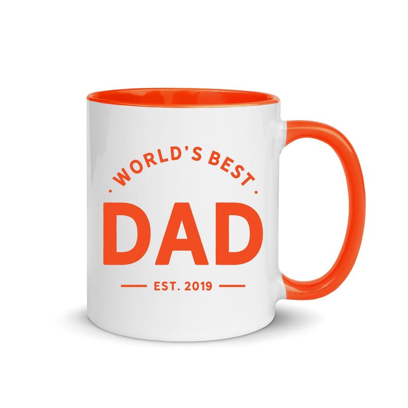 World s Best Dad Mug, Personalized Father's Day Gift, Custom Daddy Coffee Mug, Perfect Gift for Dad