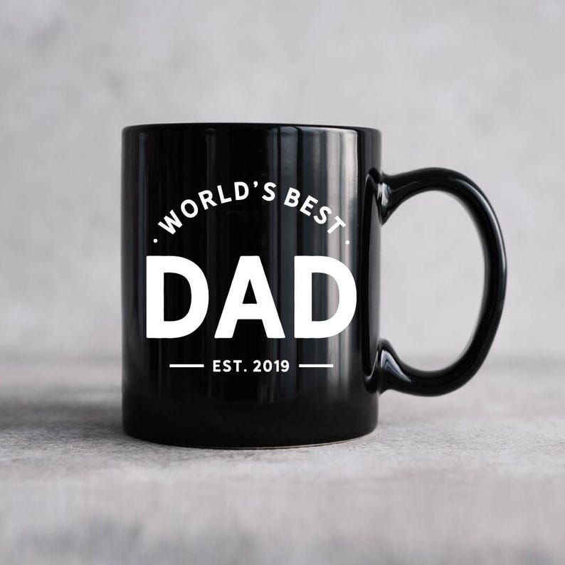 World s Best Dad Mug, Personalized Father's Day Gift, Custom Daddy Coffee Mug, Perfect Gift for Dad
