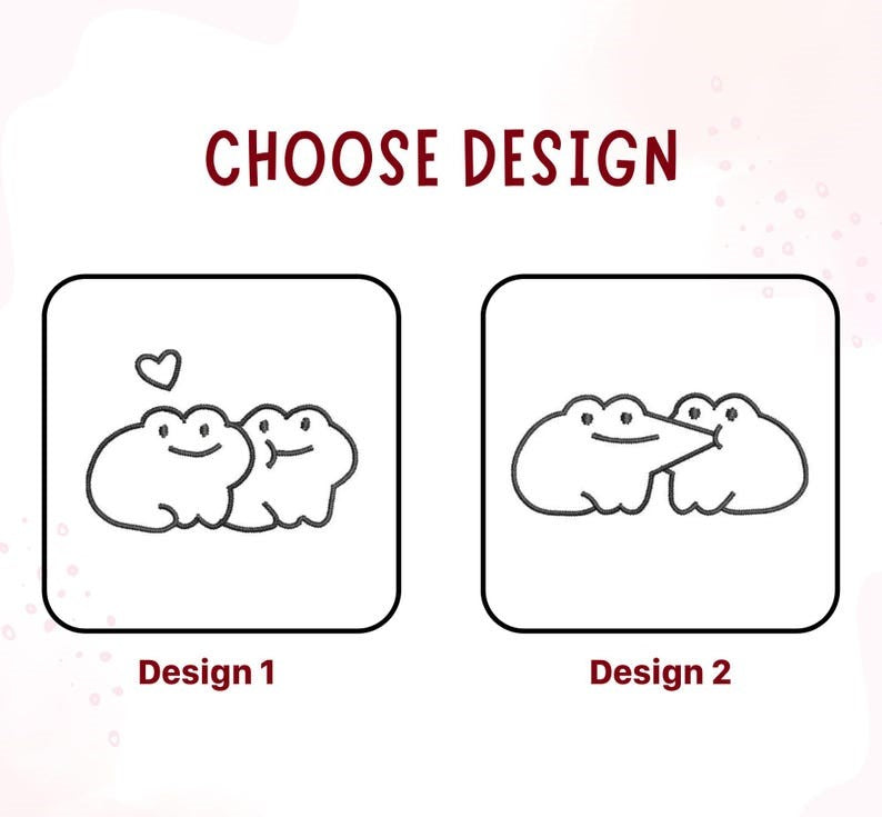 Custom Kissing Frog Embroidered Sweatshirt | Matching Frog Hoodies for Couples | Roman Numeral Hoodies | Anniversary Gifts For Couples