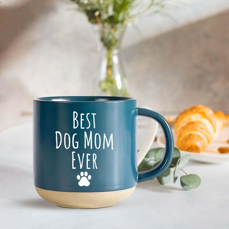 Custom Pet Portrait Pottery Mug, Personalized Gift for Pet Lovers, Unique Keepsake for Dog Parents, Perfect Father's Day, Mother's Day Gift
