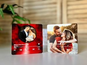 Custom Music Fridge Magnets Personalized Song Magnets That Can Plays Music Anniversary Gifts Valentine's Day Gifts For Her, Photo Magnets